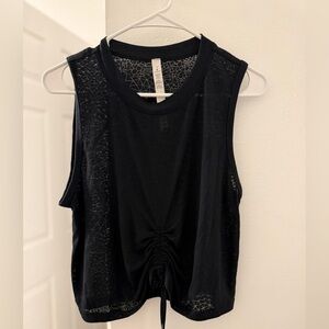 Lululemon Cinch Me Up Front Tank Size 10
Black